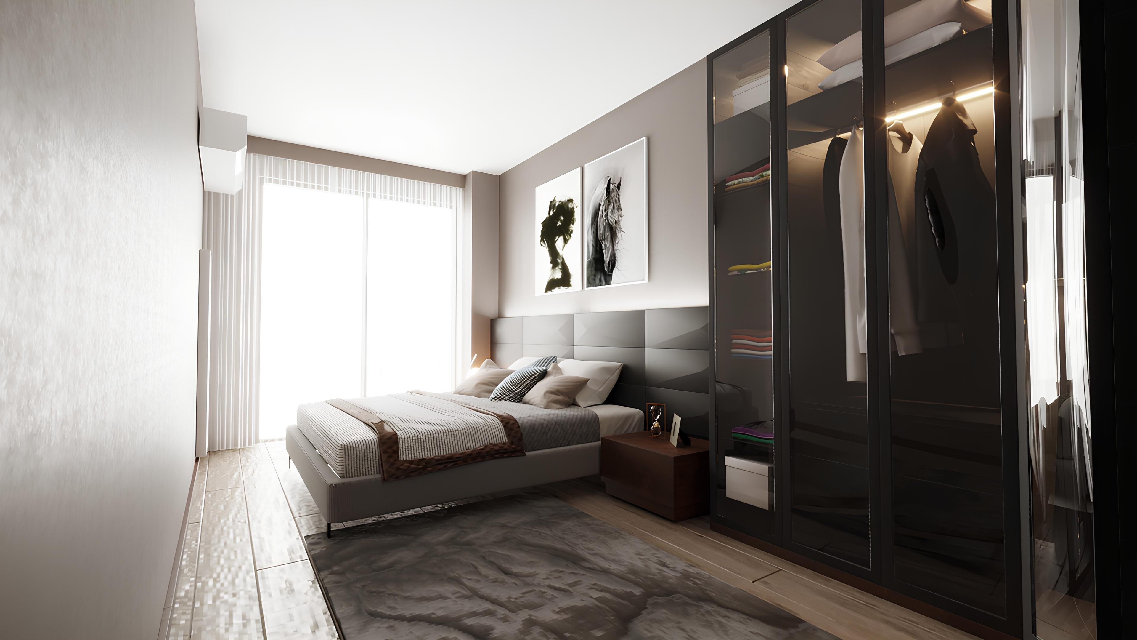 Modern Yatak Odası Dekorasyonu Projesi