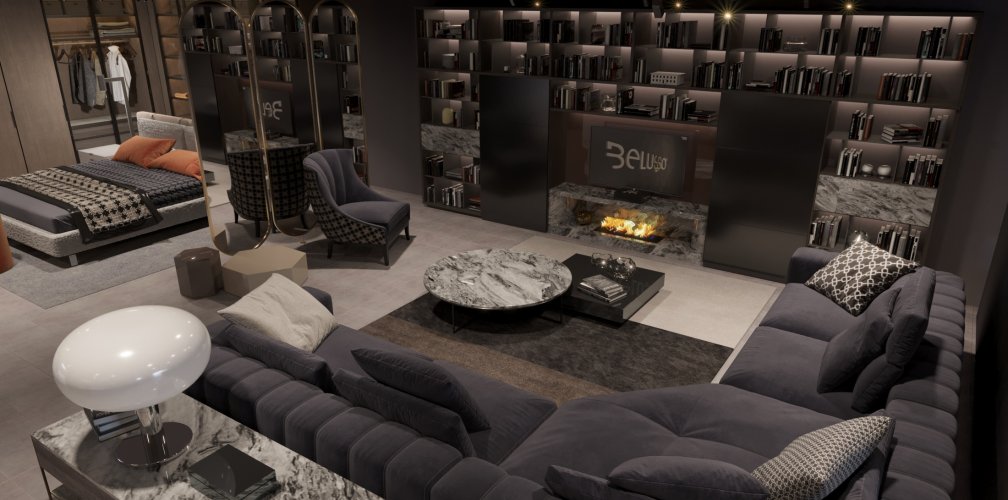 Deluxe Corner Sofa Set