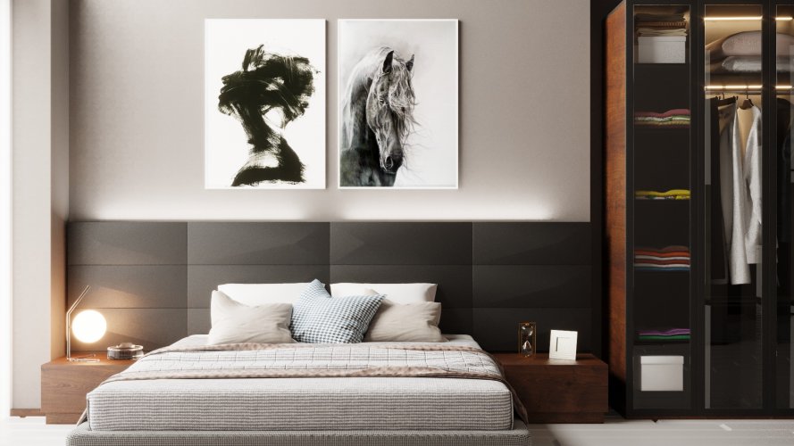 Modern Yatak Odası Dekorasyonu Projesi | Belusso Mobilya