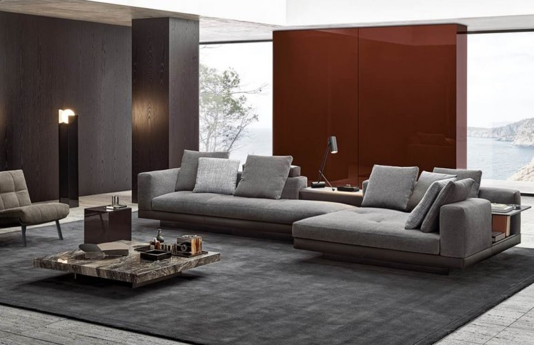 Halley Corner Sofa Set | Belusso Furniture