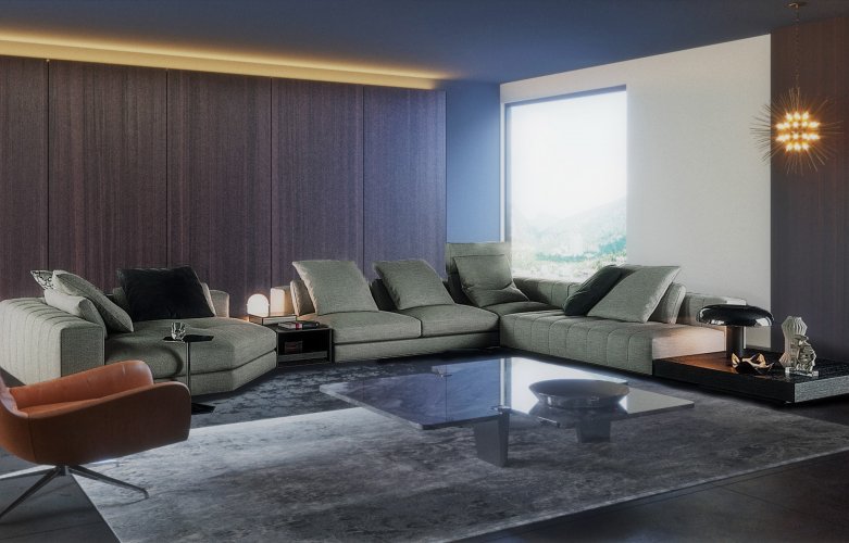 Gusto Corner Sofa Set | Belusso Furniture