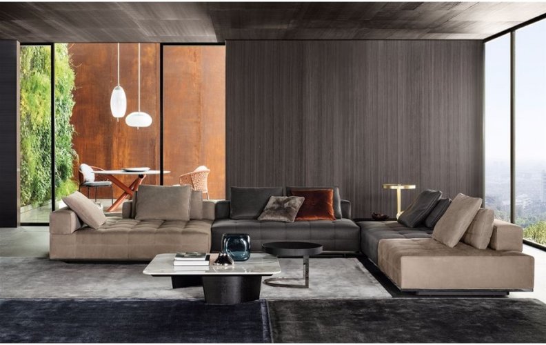 Zircon Corner Sofa Set | Belusso Furniture