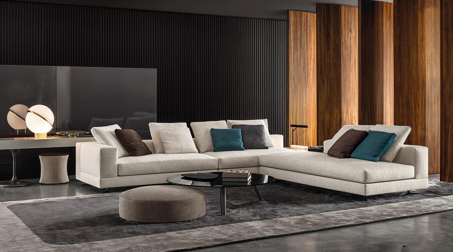 White Corner Sofa | Belusso Furniture