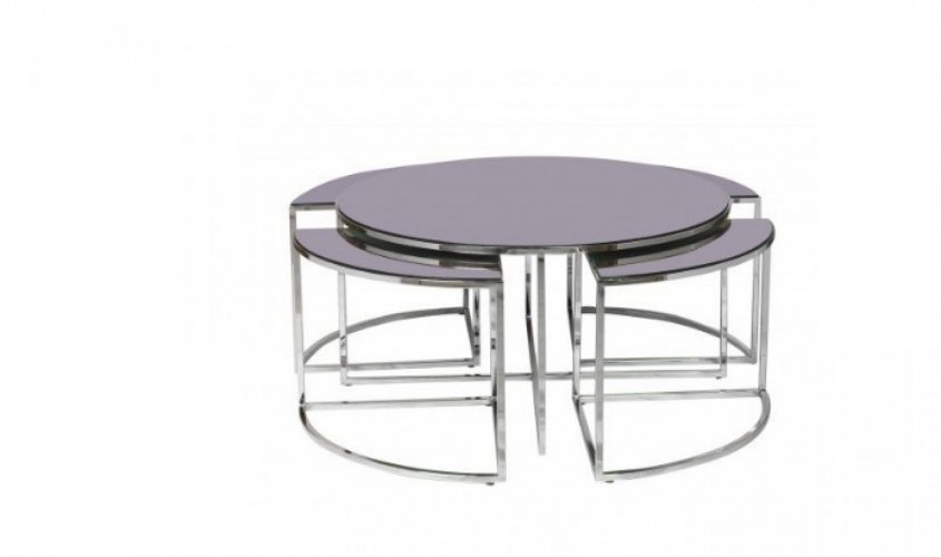 Center Table With Cubs | Belusso Furniture