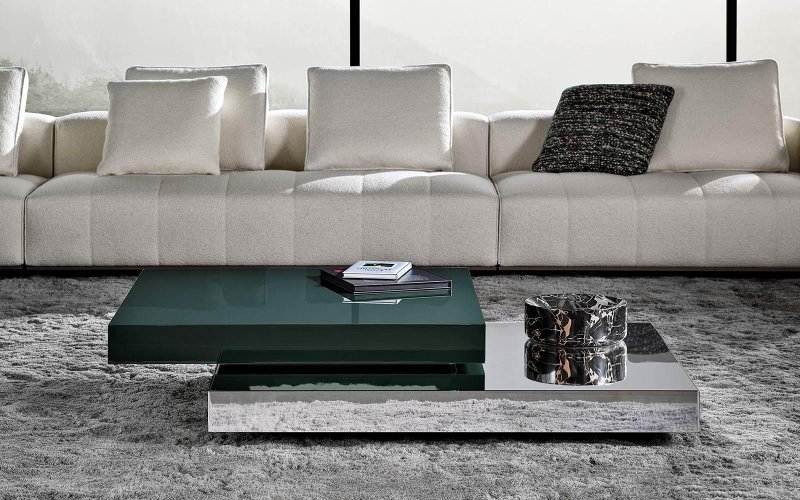 Solid Steel Coffee Table | Belusso Furniture